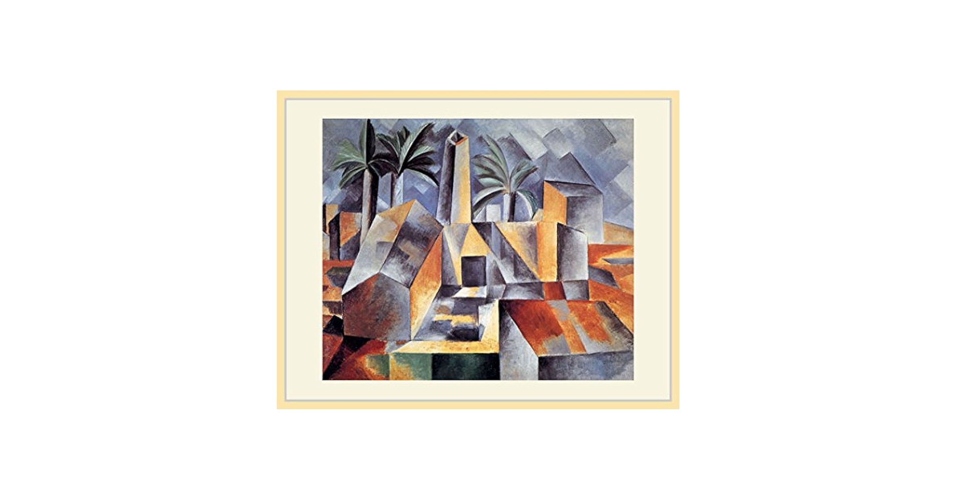 PICASSO【オルタ・デ・エブロの工場】、高級画集画、状態良好 ピカソの「オルタ・デ・エブロの工場」解説：分析的キュビスムの